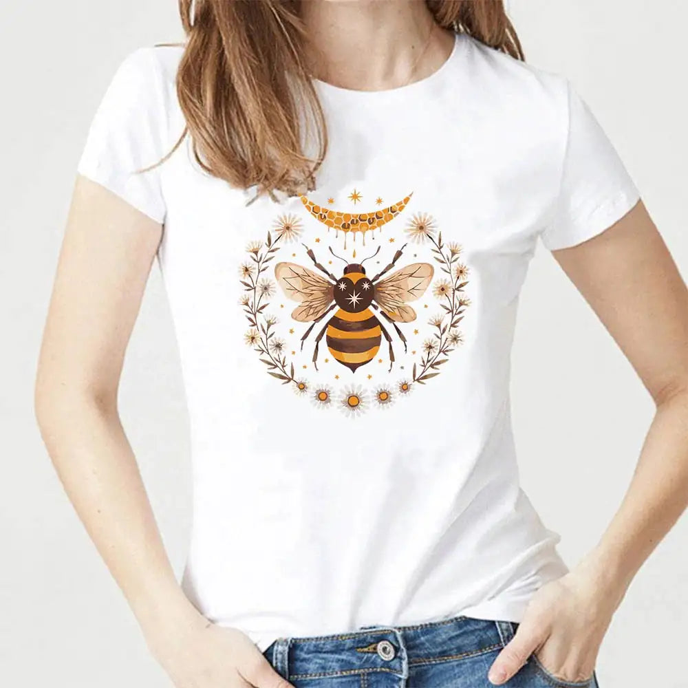 &quot;Bee Caring&quot; Graphic T-Shirt