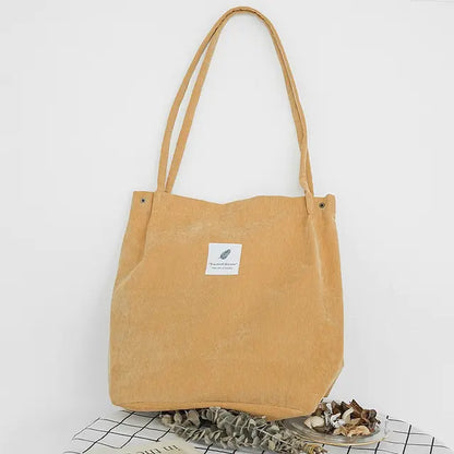 Women Corduroy Canvas Shoulder Bags