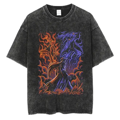 Naruto Print Vintage T-Shirt