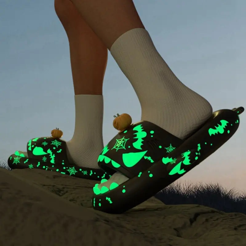 Luminous Shark Slippers