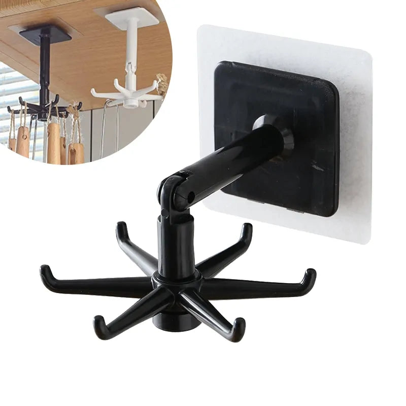 Kitchen Hook 360 Degrees Rotatable Organizer