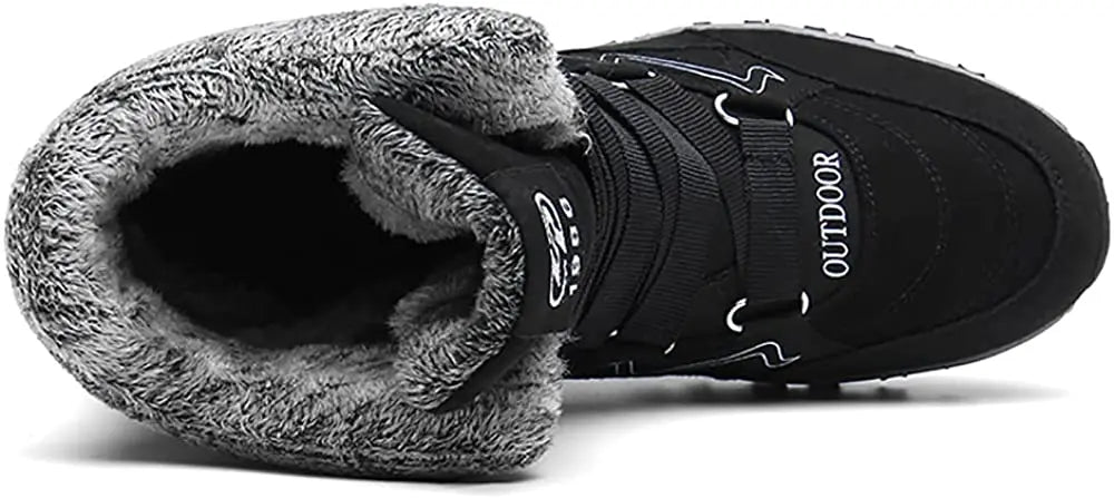 Winter Snow Boots: Lightweight, Anti-Slip, Warm Plush for Men &amp; Women