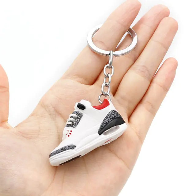 Exquisite 3D Mini Sneakers Keychain