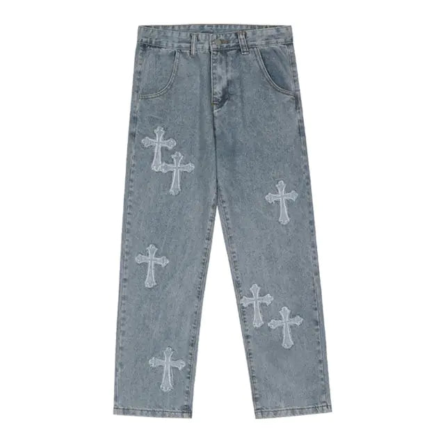 Men Streetwear Baggy Jeans