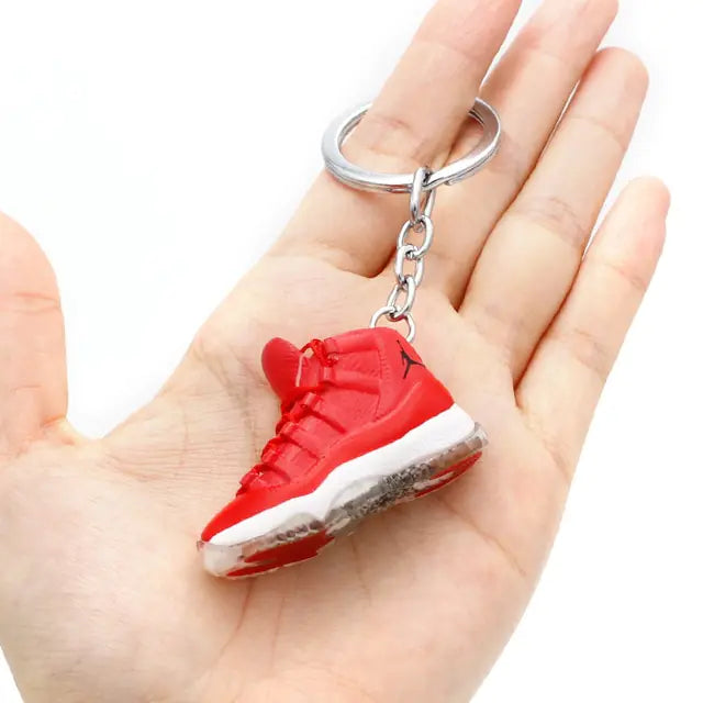 Exquisite 3D Mini Sneakers Keychain