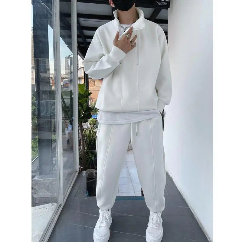 Tracksuit Men Piece Set Hip Sports Wear Fashion Clothing