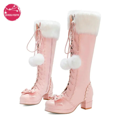 High Boots Winter Warmer Fur Boots