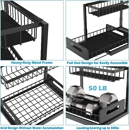 Sliding Drawer Organizer For Kitchen