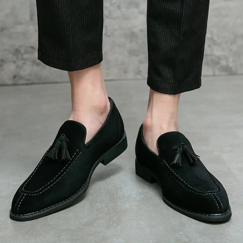 Tassel Leather Loafers For Men