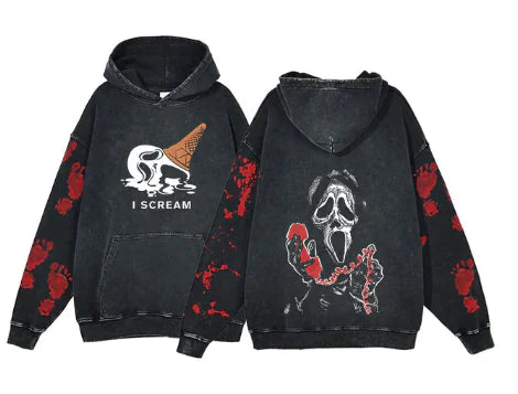 Halloween Scream Hoodies Men Ghostface