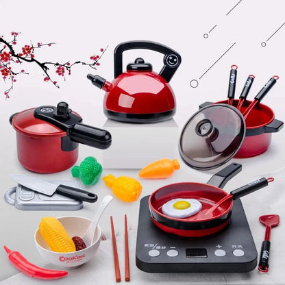 Children Fruits &amp; Cooking Toys Set