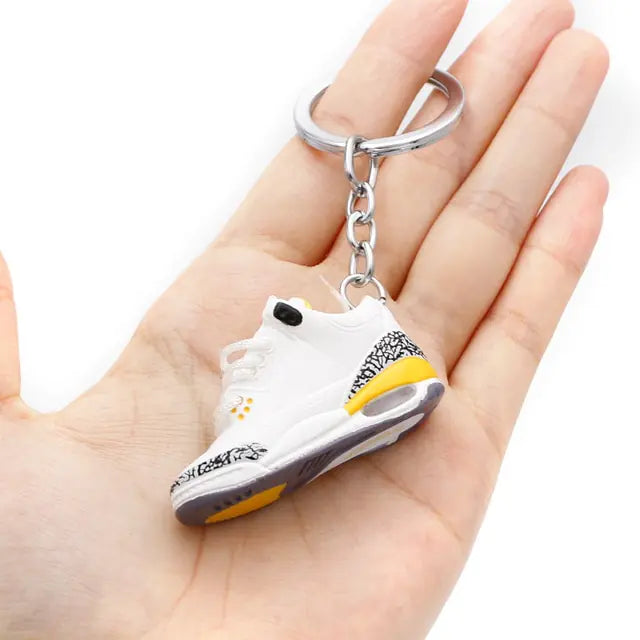 Exquisite 3D Mini Sneakers Keychain