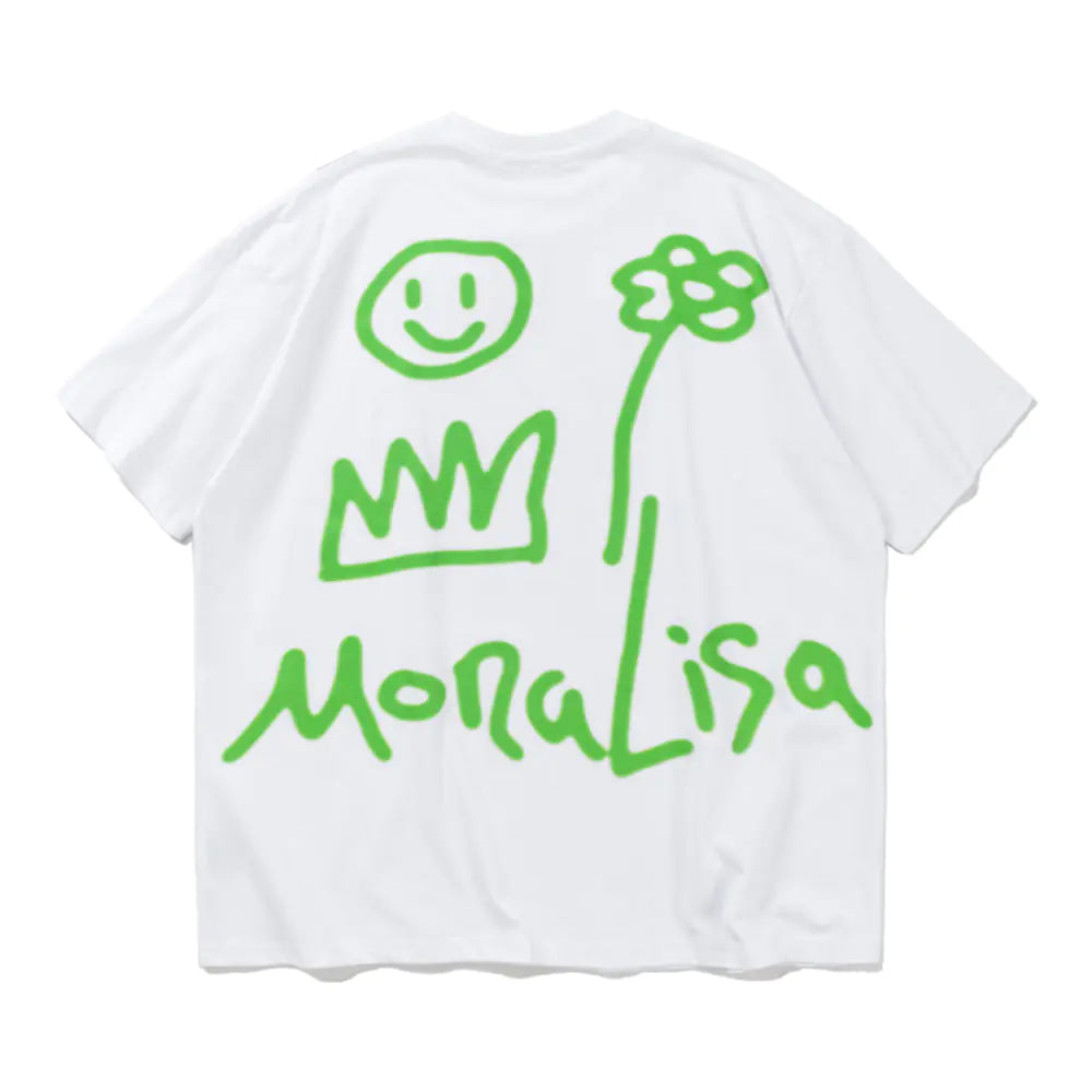 Graffiti Mona Lisa Smile Face Streetwear T-Shirts