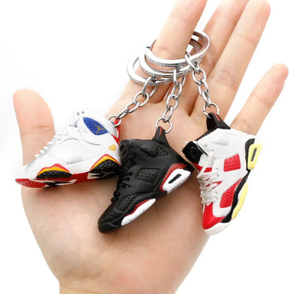 Exquisite 3D Mini Sneakers Keychain