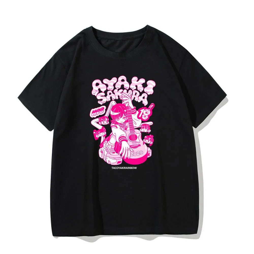 Short Sleeve Oversized Anime T-shirts