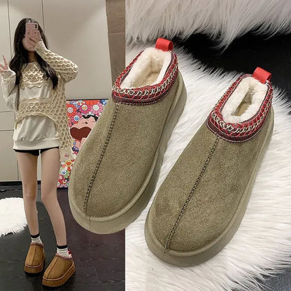 Leisure Cotton Shoes Snow Boots for Women