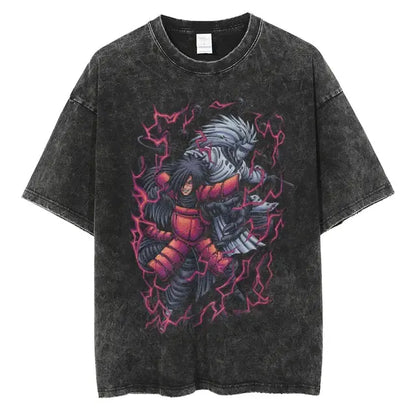 Naruto Print Vintage T-Shirt