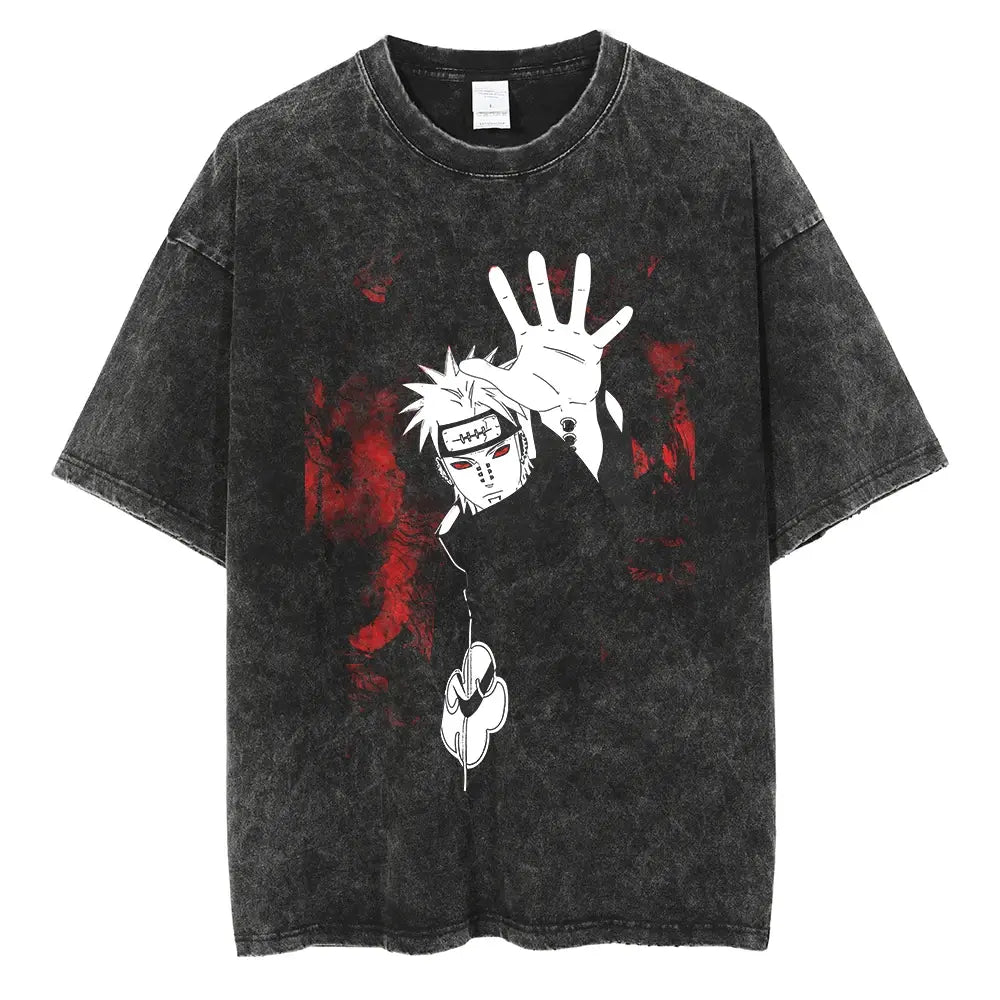 Naruto Print Vintage T-Shirt