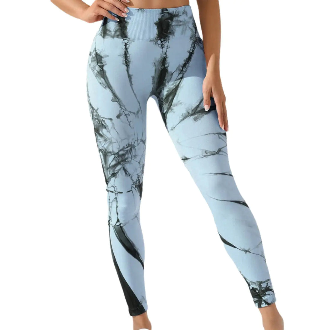 Tie-dye Leggings Spandex Yoga Pants Women&