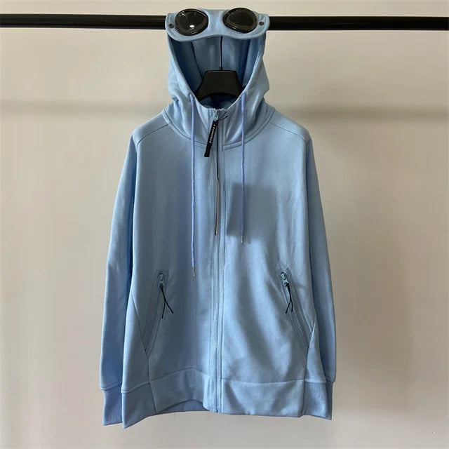 Winter Lens Decoration Hoodie Zip for Men and Women