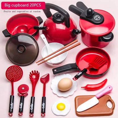 Children Fruits &amp; Cooking Toys Set