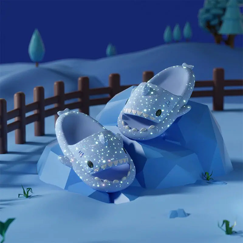 Luminous Shark Slippers