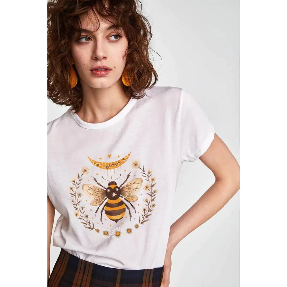 &quot;Bee Caring&quot; Graphic T-Shirt