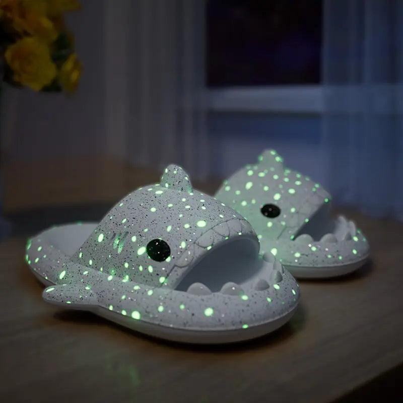 Luminous Shark Slippers