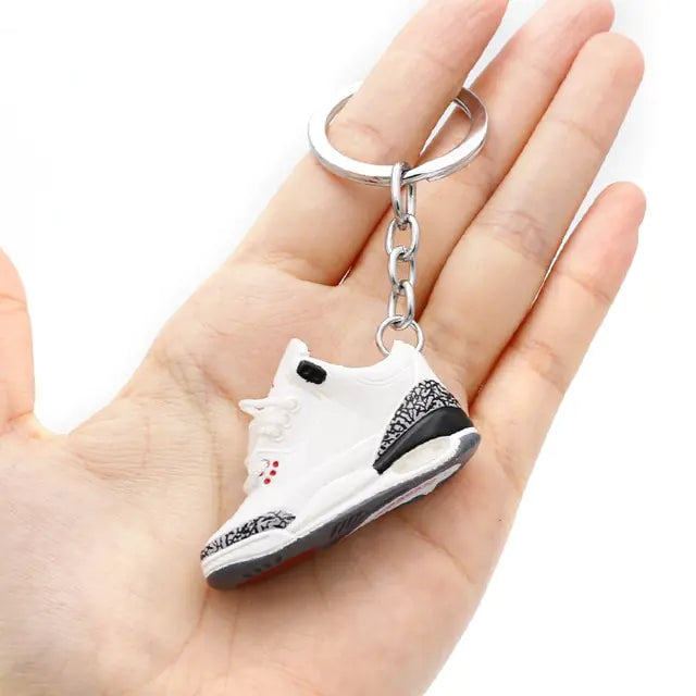 Exquisite 3D Mini Sneakers Keychain