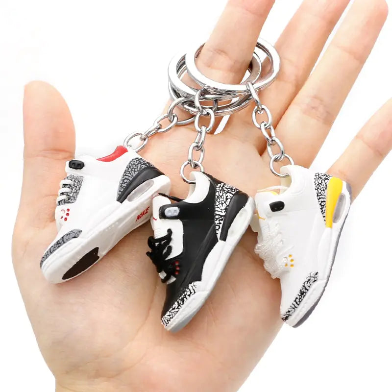 Exquisite 3D Mini Sneakers Keychain