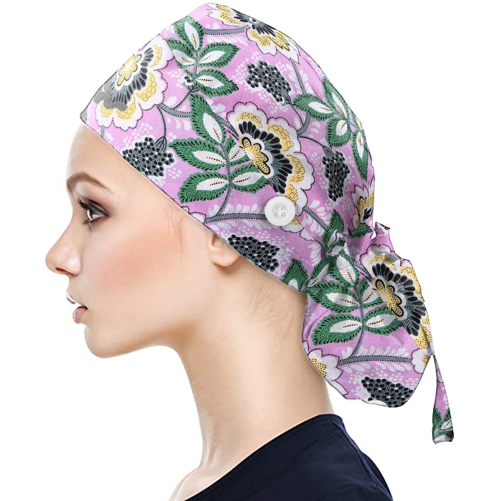 Printed Bouffant Turban Hats