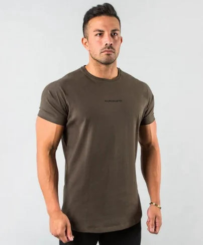 Men Fitted Gym T-Shirt