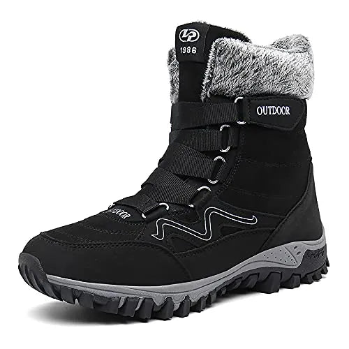 Winter Snow Boots: Lightweight, Anti-Slip, Warm Plush for Men &amp; Women