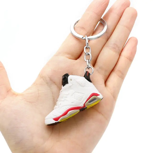 Exquisite 3D Mini Sneakers Keychain