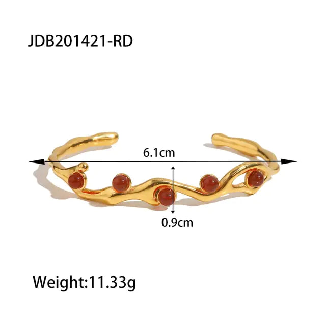 Uworld Waterproof 18k Gold Plated Stainless Steel Jewelry