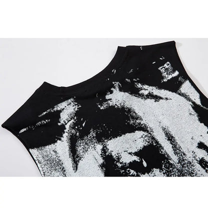 Men Horror Portrait Tank Top