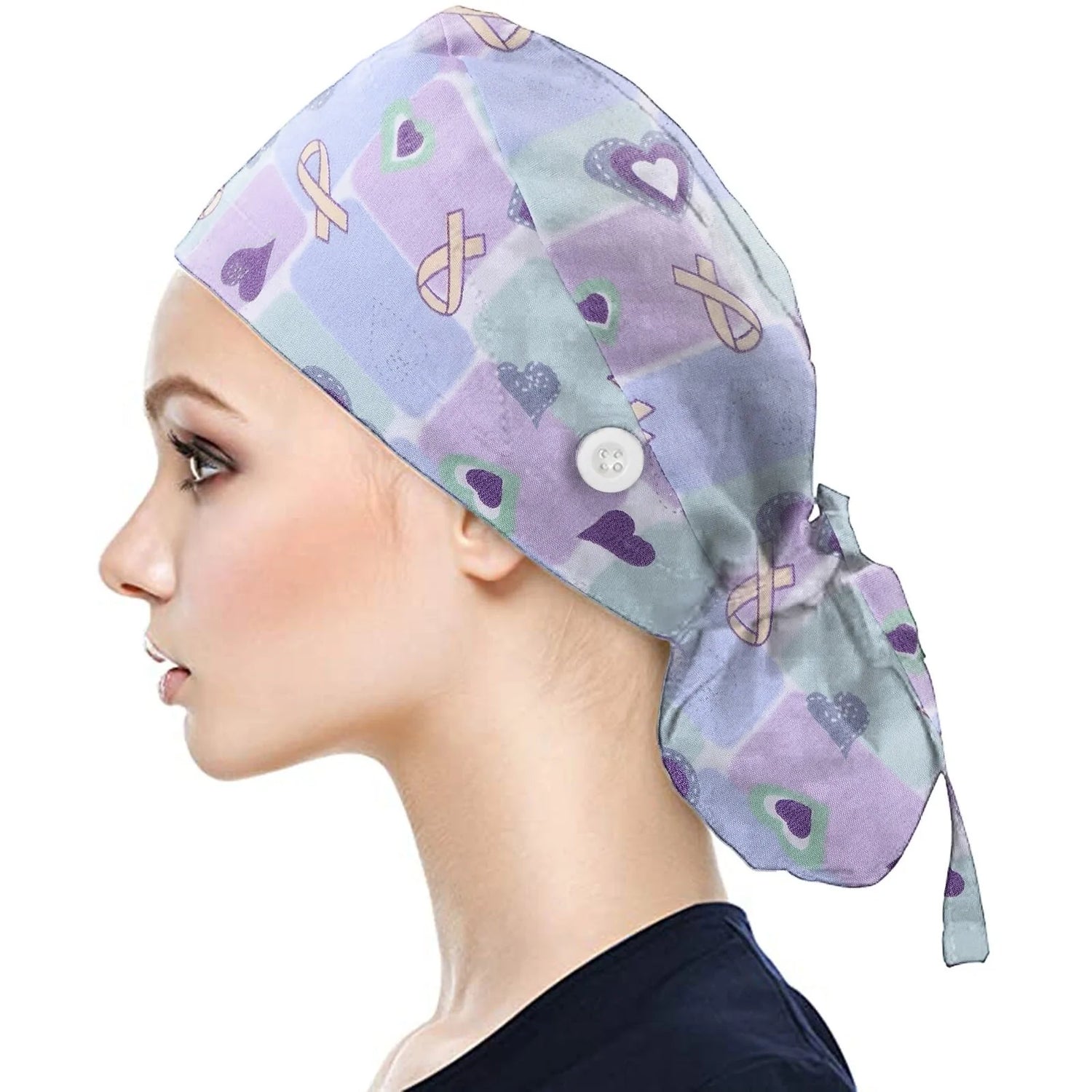 Printed Bouffant Turban Hats