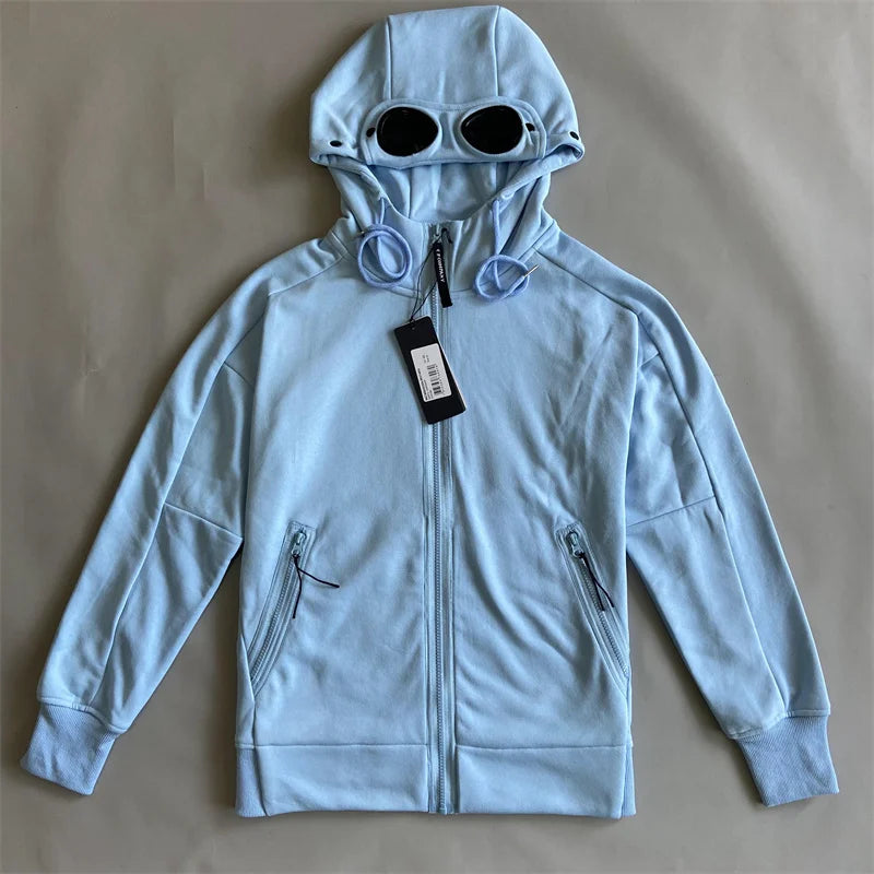 Winter Lens Decoration Hoodie Zip for Men and Women