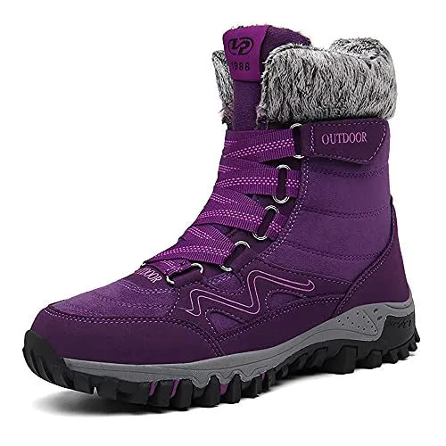 Winter Snow Boots: Lightweight, Anti-Slip, Warm Plush for Men &amp; Women