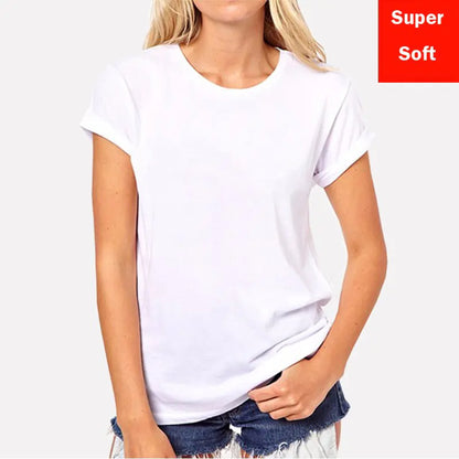 Man Summer Super soft white T shirts Men Short Sleeve