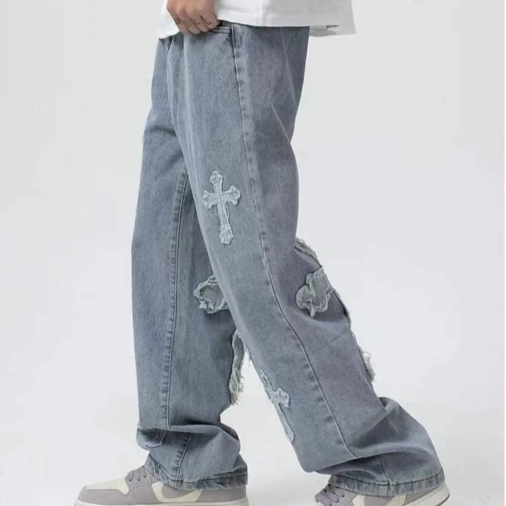 Men Streetwear Baggy Jeans